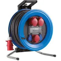 Hedi K4002021I Kabeltrommel Professional Plus 450, 400V 32A, leer, blau