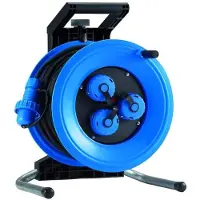 Hedi K325N2TD Kunststoff-Kabeltrommel Professional 25m 3x2,5mm² für Außen