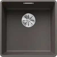 BLANCO Spüle SUBLINE 400-F 427 x 427 mm vulkangrau 527348