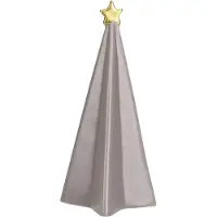 Koopman Weihnachtsbaum mit Stern, Keramik, 20 cm
