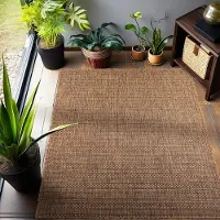 Carpetsale24 In & Outdoor Teppich Einfarbig Flachgewebe Wetterfest Balkon Terrasse Wohnzimmer Skandinavisches Boho, Grösse: 120x170 cm