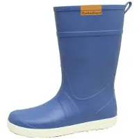 Bockstiegel Damen Gummistiefel Silke mit rutschfester Laufsohle - Leichter und weicher Regenstiefel in Blau-Weiß Größe 43