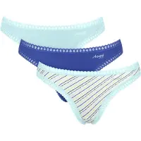 Sloggi String "GO Crush" dehnbare Spitzendetails, Multipack, Cotton-Mix, bequem