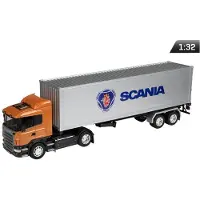 Welly 1:32 LKW mit at. Scania 12470 12626