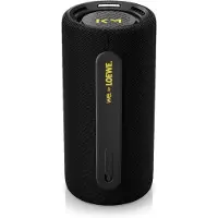 LOEWE We. HEAR pro black, Bluetooth Lautsprecher, Kooperation mit Kylian Mbappé, 100 W, Wasserresistent IPX6, Tragbar, 24h Akku, Powerbank, 100W