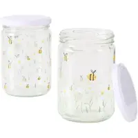Boltze Schraubgläser HONEY, 500 ml, 2er-Set