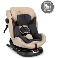 Momi EMI i-Size beige / Autositz / für Kinder von 40 bis 150 cm / bis 36 kg