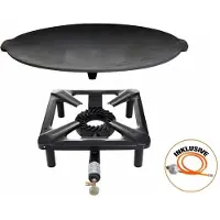 All'Grill Hockerkocher-Set mit Gusseisengrillschale Ø 45 cm