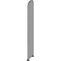 Kerkmann Dante Abschlusswand weiss 1,9 x 32,5 x 225,0 cm