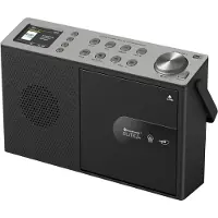 Soundmaster RCD1190SW, Tragbar, Analog & Digital, DAB+, FM, 3 W, 3,5 mm, Schwarz