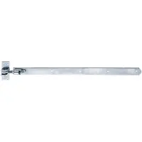 Alberts Ladenband | gerade abgerundet verstellbar | galvanisch blau verzinkt |Länge: 660 mm