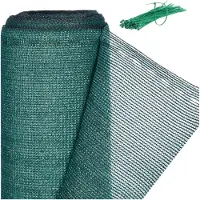 Relaxdays Zaunblende 1m