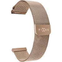 FIXED Mesh Strap for Smartwatch Universal 22mm Rose Gold