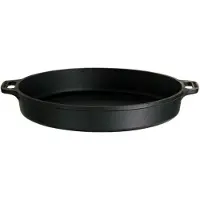 All'Grill Hockerkocher-Set (klein) mit Gusseisenpfanne - Ø 40 cm inkl. Gasschlauch & Regler