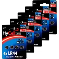 Ansmann 20er Pack Alkaline Knopfzellen LR44 1,5V - Knopfbatterien - 20 Stück
