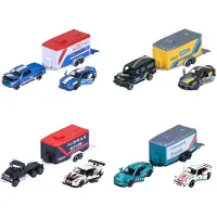 Majorette Racing Deluxe Trailer, Anhänger, 3 Jahr(e), Metall, Mehrfarbig