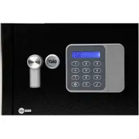 Yale Elektronischer Gäste-Tresor Klein, YSG/200/DB2, mit tastenfeld, Schwarz