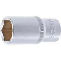 Bgs Steckschlüssel-Einsatz Sechskant, tief Antrieb Innenvierkant 12,5 mm (1/2") SW 28 mm