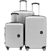 Hauptstadtkoffer - Mitte - Koffer-Set 3 Trolley Hartschale, TSA, XXL Erweiterung, 4 Rollen (S, M & L),matt Weiß