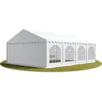 Sonstiges TOOLPORT Hochwertiges Zelt Partyzelt Festzelt 6x8 m PVC weiß wasserdicht