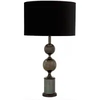 Casa Padrino Luxus Tischleuchte im edlen Bronze Finish, 64 x 45 x 22 cm, E27 Fassung
