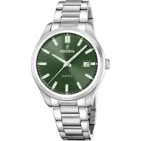 Festina Armbanduhr Date Acero Clasico Green