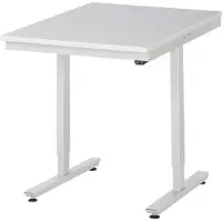 RAU Arbeitstisch 750x1000x720-1120 elektrisch M-Platte 22mm l.gr