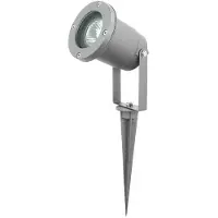 Harms Steckleuchte aus Aluminium-Druckguss in silber