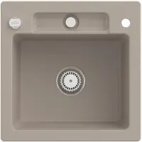 Villeroy & Boch Keramikspüle 334502AM, Siluet 50 S Einbauspüle - inkl.