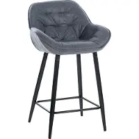 CLP Barhocker Gibson grau Material Stoff