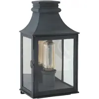Casa Padrino Luxus Wandleuchte Zink Durchmesser 17 x 13 x H 33 cm - Luxury Collection
