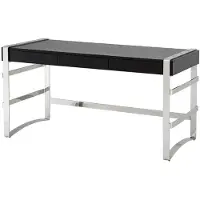 Casa Padrino Luxus Schreibtisch mit Schublade 150 x 73 x H. 80 cm - Designer Büromöbel
