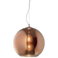 Ideal Lux Nemo L Glaskugel Pendelleuchte Kupfer Ø 40cm Pendellampe Hängelampe Rund