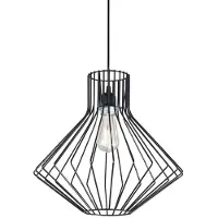 Ideal Lux Hängeleuchte Ampolla-4 Sp1 Schwarz Rund