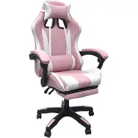 HTI Gaming Stuhl Krit Eco Pink-Weiß