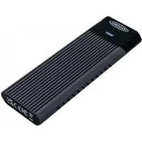 Origin Storage OSEC256NVME, 256 GB, USB Typ-C, 3.2 Gen 2 (3.1 Gen 2), 1050 MB/s, 640 Gbit/s, Aluminium, Grau