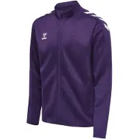 Hummel hmlCORE XK POLY ZIP SWEAT, ACAI/WHITE, 3XL