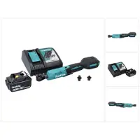 Makita DWR 180 RF1 Akku Ratschenschrauber 18 V 47,5 Nm 1/4" 3/8" + 1x Akku 3,0 Ah + Ladegerät