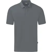 Jako Organic Poloshirt Stretch steingrau S