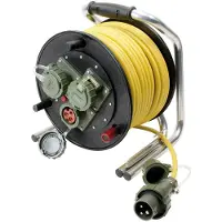 Dönges Leitungsroller Feuerwehr 230 V, 16 A, CEE (Kabeltrommel)