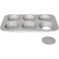Patisse Kuchenform für 6 Stücke Silvertop