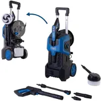 Scheppach SHD180 Elektro-Hochdruckreiniger 2400 W, 180 bar max., 480 l/h, 8 m Schlauch, 800 ml Reinigertank