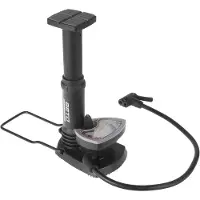 Beto Floor Pump With Pressure Gauge Schwarz 100 Psi