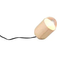 TRIO Tischlampe Nara Holz