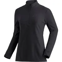 Maier Sports Fleecepullover "Denise HZ W", Damen Midlayer, pflegeleichtes Half-Zip Fleece