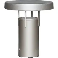 Hubsch BringMe Mini LED-Akku-Tischlampe, beige, Höhe 20 cm - HÜBSCH , Beige, für Wohnzimmer, Aluminium