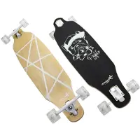 Muuwmi Lights Longboard GLOW ABEC 7 Pablo,mit LR+Glow-Effekt