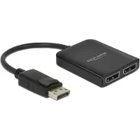 DeLOCK DisplayPort 1.4 Splitter 1 x DisplayPort zu 2 x DisplayPort MST