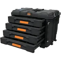 Keter Werkzeugkasten Roc Pro Gear 2 0 Schwarz