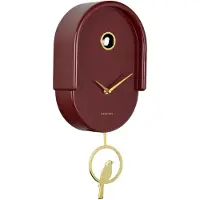 Karlsson - Wanduhr Tweet - Rot - 20x8.5x42cm